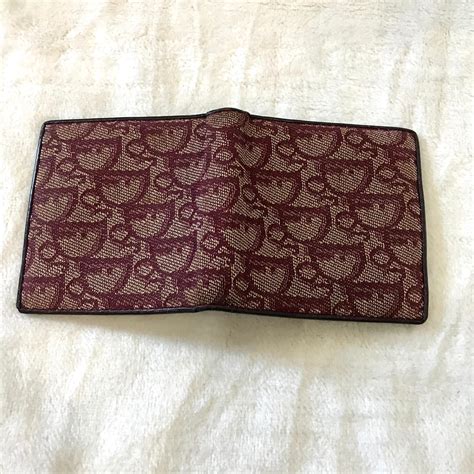 dior zipper wallet|vintage christian Dior wallet.